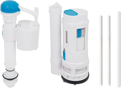 Toilet Stortbak Klep - Spoelmechanisme Reparatie - Toilet Onderhoud - Verstelbare Hoogte - 8.25 Inch - Wit