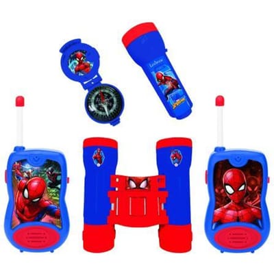 Lexibook SpiderMan Avonturierset met walkietalkies Bereik 120 m Walkie Talkies