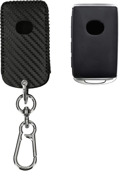 kwmobile Autosleutel Kunstlederen Hoes voor Mazda 3-Knoppen CX30 CX50 CX60 CX90 MX-30 Cover - Sleutelhoes met Sleutelring - design