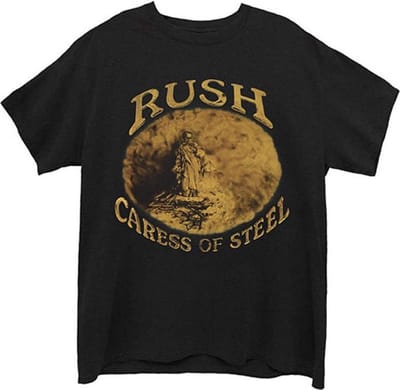 Rush - Caress Of Steel Heren T-shirt - S - Zwart