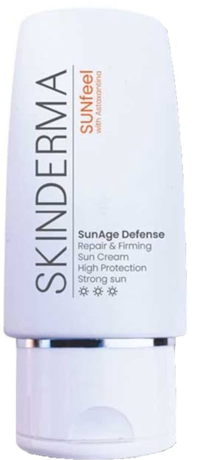 Skinderma SUNfeel SunAge Defense / Effectieve Anti-Aging Care + Hoge Zonbescherming 50 ml