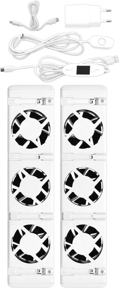 Livn Radiatorventilator Duo Set - Voor bijna alle typen radiatoren - Fluisterstil - Complete Set