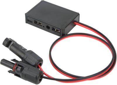 Allecto - Solar Panel Voltage Stabilizer Kabel - Type C Dc Usb