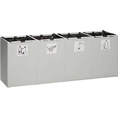Opvangsysteem voor recyclebare materialen 2000, 60 liter, vierdelig element, geleverd zonder deksel!