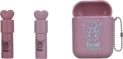 Kuromi Lipstick Set - Vegan Lippenstift Set - Roze Lipgloss Make-up Set - 2 x 3,5 ml