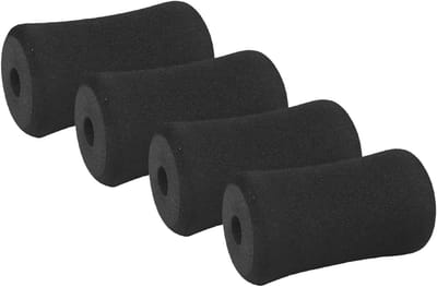 Schuim Voet Pads - Anti-slip Hulzen - Fitness Training - Verhoogde Grip - 4 stuks - Zwart