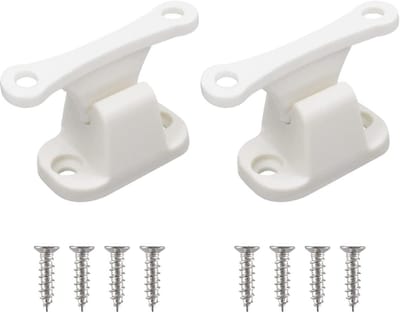 Set van 2 deurvergrendelingen voor caravans en campers - T-vormige deurhouders en deurstopper - Ideaal voor deursloten en kasten