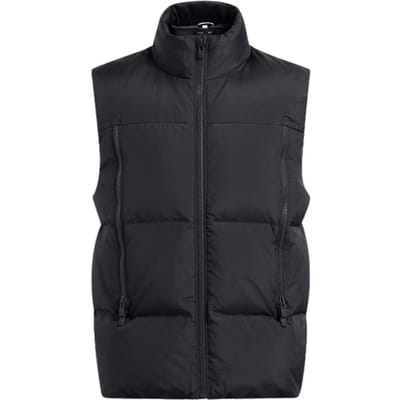 Under Armour UA Limitless Effen Kleur Opstaande Kraag Casual Donsvest Heren vest Zwart 1384642-001 M black