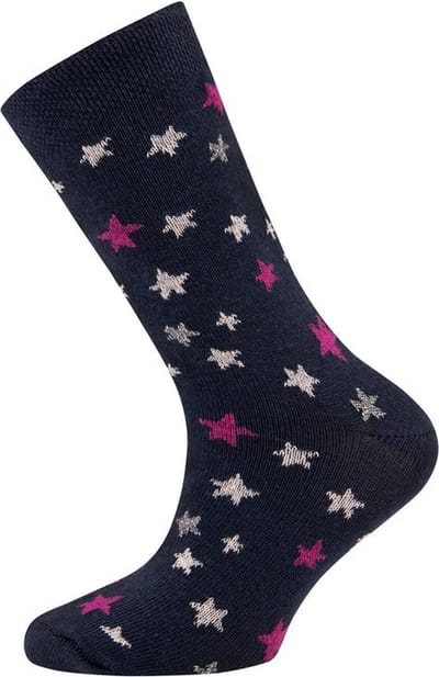 Meisjessok met Sterren en Zilvedraad - Donkerblauw - Ewers -23/26