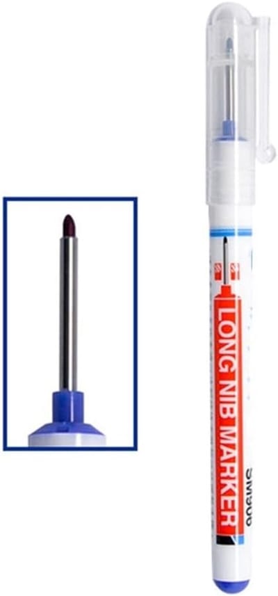 Markeerstift Diep Gat - Verlengde Punt Pen - Houtbewerking Metaal - 20mm Verlengde Tip