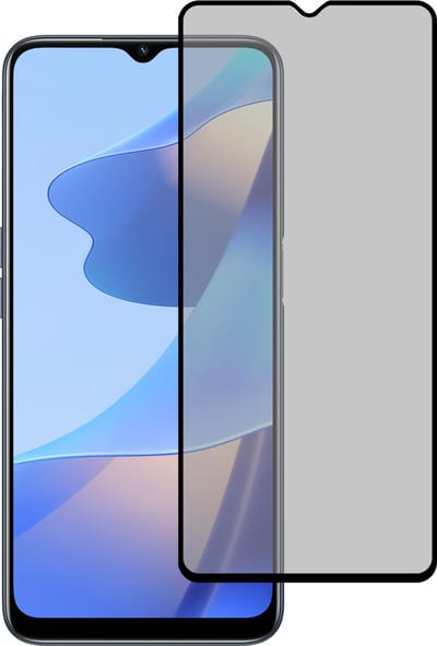 Screenprotector - Geschikt voor OPPO A16 - Privacy Filter - Beschermglas - Gehard Glas - Tempered Glass - Screen Protector