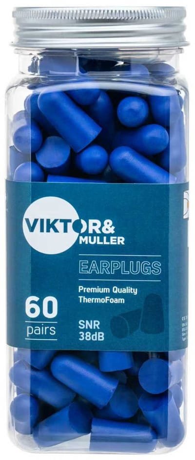 Viktor & Muller® - 120 stuks Slaap Oordopjes - Snurken - Slaapoordoppen - Oordoppen - Slapen - Geluidsoverlast - Sound Plugs - Anti Snurk - Slaaphulp - Geluid - Studeren - Gehoorbescherming - Earplugs - Lawaai - Foam demping - Motorrijden - Festival
