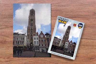 Puzzel Utrecht - Domtoren - Wolken - Legpuzzel - Puzzel 1000 stukjes volwassenen