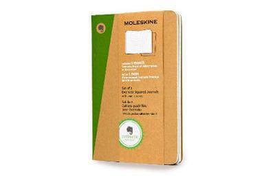 Pocket Squared Kraft Hard Evernote Journal with Smart Stickers 2 Set
