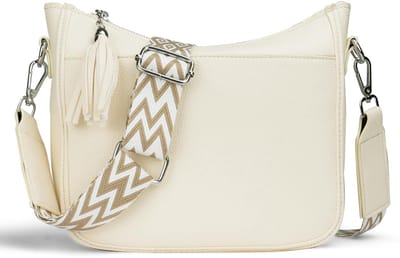 Dailygoods- Schoudertas Dames Hoogwaardig PU-leer - Modieuze Handtas - 3 Ruime Vakken - Verstelbare/Afneembare Schouderriem - Waterdicht - Lichtgewicht 0,47 kg