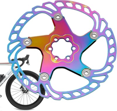 Fiets Schijfremrotoren - Fietsrotor Remblokken - Fietsen Onderhoud - Vervuilingsbestendig Ontwerp - 14 x 14 x 3 cm - Kleurrijk