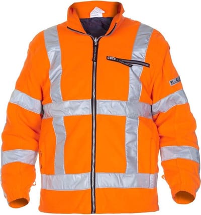 Hydrowear Fleecejas Fluor Oranje Mt M