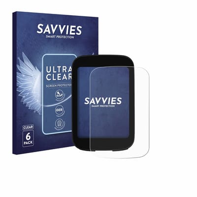 Savvies - Screenprotector voor Bikevee BKV300B 2.4" - Folie Beschermfolie transparant 6 Stuks