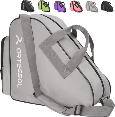 SnelShoppen - Roller Skate Bag, Ice Bag, Inline Skate Bag voor Kinderen en Volwassenen - Waterdicht, Scheurbestendig Nylon, Met Schouderpad en Verster