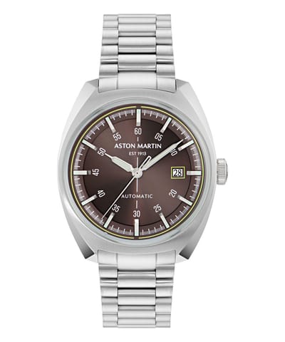 Aston Martin Timeless TS2 MTTS2S602 Horloge - Staal - Zilverkleurig - Ø 41 mm