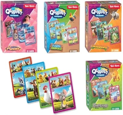Toi-Toys Kaartspel Kwartet 32 kaarten