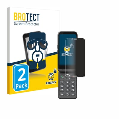 BROTECT - privacy screenprotector voor Doro Aurora A20 - Folie Beschermfolie Blauwlichtfilter 2 Stuks