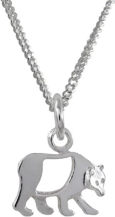 AuBor ®. Hanger. Zilver. De kleine beer.