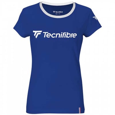 Tecnifibre Training T-shirt Met Korte Mouwen Blauw L Vrouw