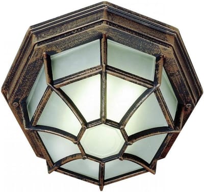 Buitenlantaarn - Paalverlichting - Entree Verlichten - Gegoten Aluminium - 5 Inch - Brons