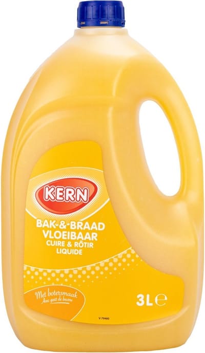 Kern Vloeibare margarine bak en braad met botersmaak 3 liter