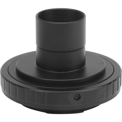 Adaptateur Monture T 0,965 pouce et Bague Adaptatrice d'Objectif pour Appareil Photo Monture Pentax K gray
