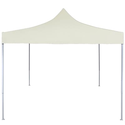 vidaXL - Partytent - professioneel - inklapbaar - 2x2 - m - staal - crème