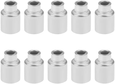 Dailygoods- Remkabelset 10 Stuks - Eindkappen 6,8×9,6mm - Compatibel met 5,7mm Kabelbehuizing - 2,6mm Remdraad - Duurzaam Metaal - Slijtvast en Corrosiebestendig - Remkabel Eindkappen