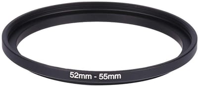 Dailygoods - Step-up Filter Rings - 52mm naar 55mm - Flexibel gebruik - Aluminium - Camera filter adapter - Geschikt voor fotografen - 52mm-55mm