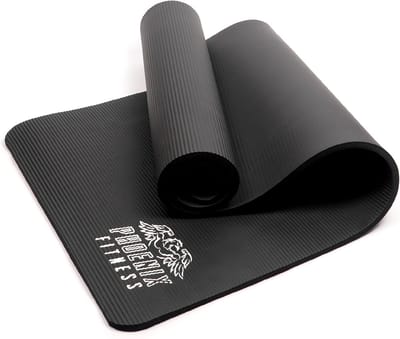 Extra Dikke Antislip Yogamat 15mm - Perfect voor HIIT, Pilates en Training | Multifunctionele Vloermat met Draagriem