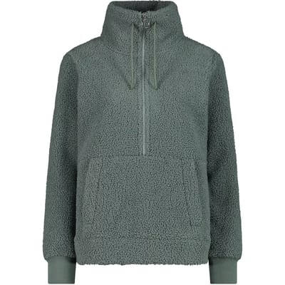 Dames sweatshirt met halve rits CMP