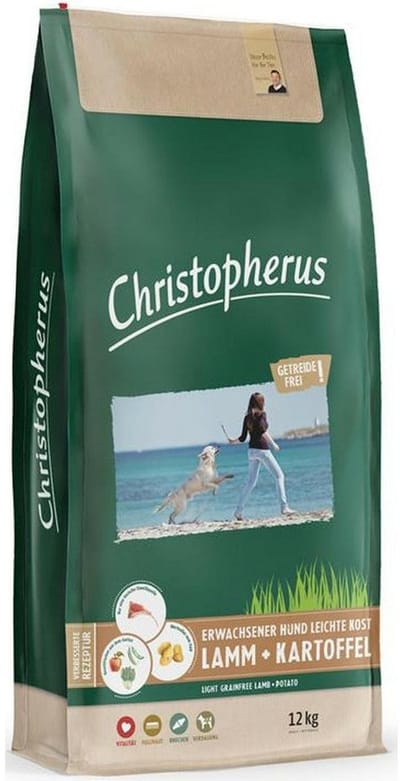 Christopherus Adult Hond - Graanvrij Light Voer - 12kg