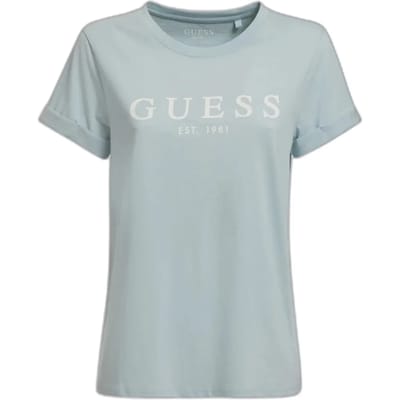 Dames-T-shirt met korte mouwen Guess 1981 Roll Cuff