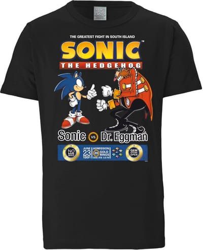 Logoshirt Print T-Shirt Sonic