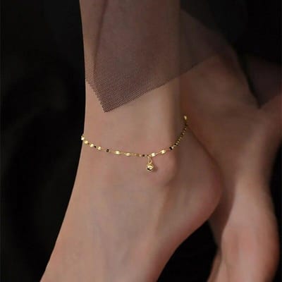 Minimale kralen enkelbanden voor vrouwen eenvoudige vintage strand Cubaanse voeten ketting enkelband op been zomer voet vrouwelijke sieraden goud