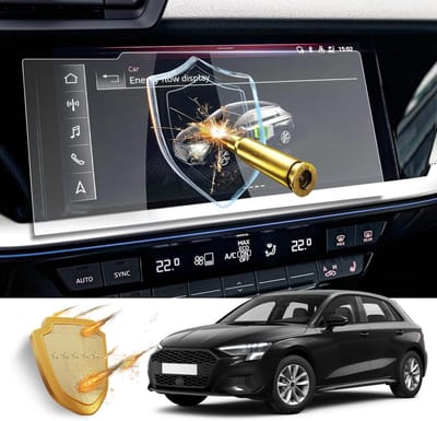 Navigatie Beschermfolie Geschikt voor Audi A3 8Y (2021-2024) - 9H Krasbestendige Schermbeschermer voor GPS, 10.1 Inch, Eenvoudige Installatie, Hoge Transparantie