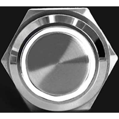 Bouton-poussoir métallique étanche, 12/16/19/22mm, lumière LED, verrouillage momentané, interrupteur d'alimentation du moteur de voiture, 5V, 12V, 24V, 220V, rouge, bleu 12mm