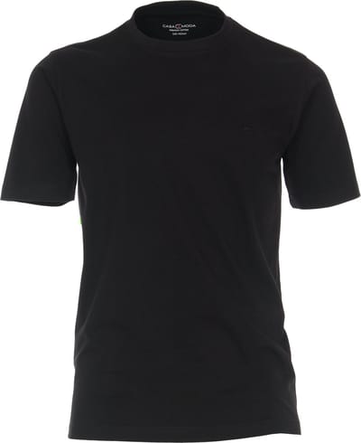 CASA MODA comfort fit heren T-shirt - zwart