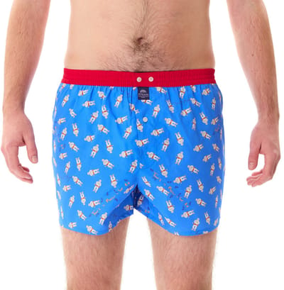 McAlson Heren Boxershort Astrojazz Blauw Blauw 3XL