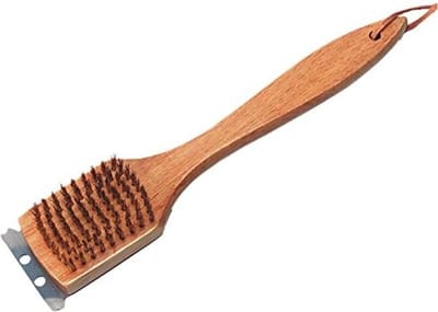 BBQ grillborstel reinigingsborstel staalborstel 30,5cm voor grillroosterborstel