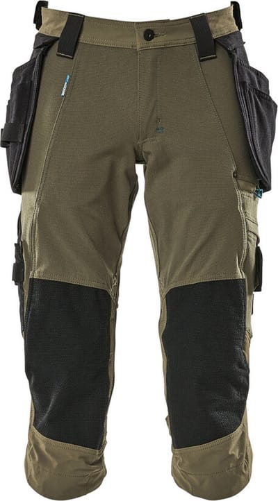 Mascot Advanced Driekwart broek met spijkerzakken 17049-311 - mosgroen - C42