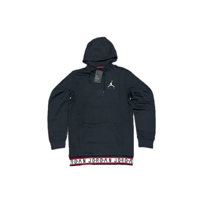 Sweat-shirt à capuche à manches longues pour homme, motif imprimé de lettres de couleur unie, Jordan, hauts, noir AR2252-010 XL black
