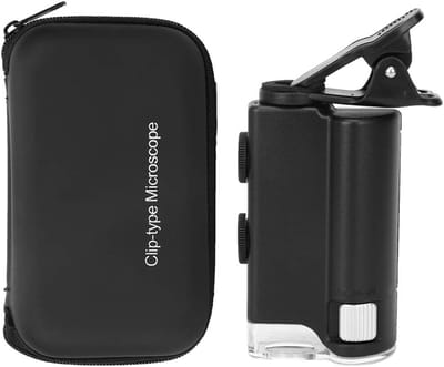 Thijox - Digitale Microscoop Micro Lens Clip Vergrootglas 60-100X Draagbare Handheld Vergroting Camera voor Telefoon Observeren en Onderzoeken