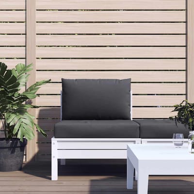 vidaXL - Palletkussens - 2 - st - stof - antraciet