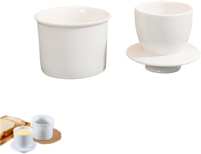 Ceramische Botervloot met Deksel voor Zachte Boter - Ideaal voor Bewaren en Serveren van Boter